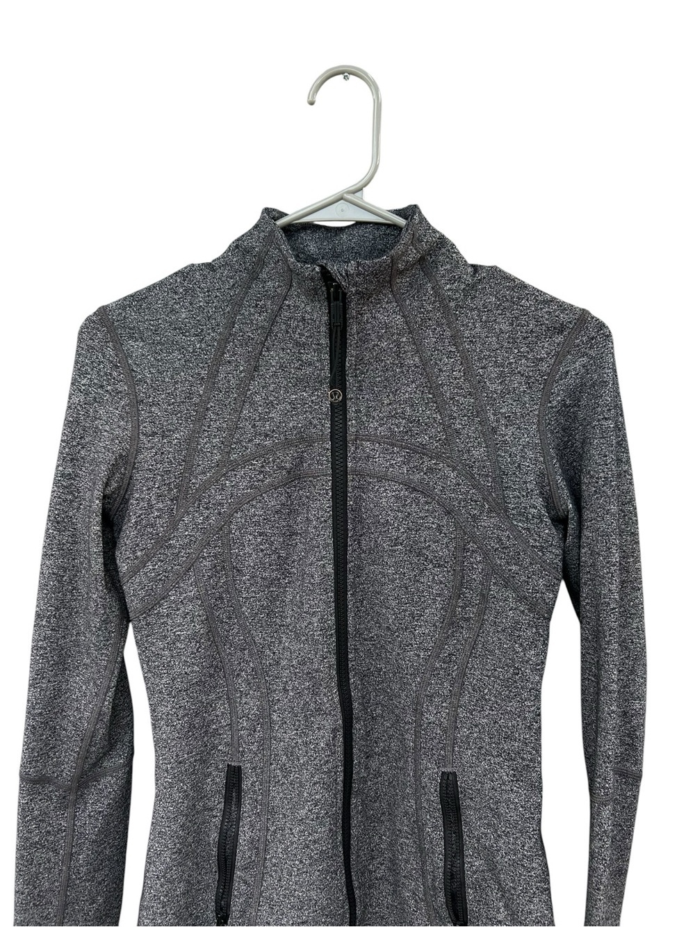 Lululemon Define Zip-Up Active Jacket - Heathered Grey - Size 6 - Luon - Yoga - Picture 6 of 14